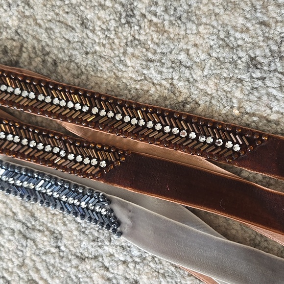 J Crew embroidered ribbon belt sash - Picture 1 of 5